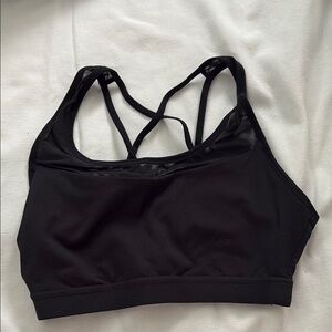 CALIA Black Racerback Sports Bra Moisture-Wicking